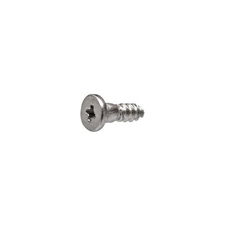 Sheet Metal Screw, #4-24 X 3/8 In, Zinc Plated Stainless Steel Flat Head Phillips Drive